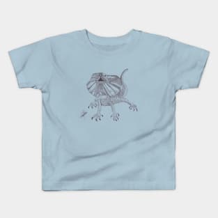 Frilled-Neck Lizard Kids T-Shirt